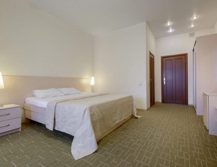 Номер стандарт с 1 двуспальной кроватью (с пансионом) - Санаторий Crona Medical & SPA / Крона Спа-отель Бердск