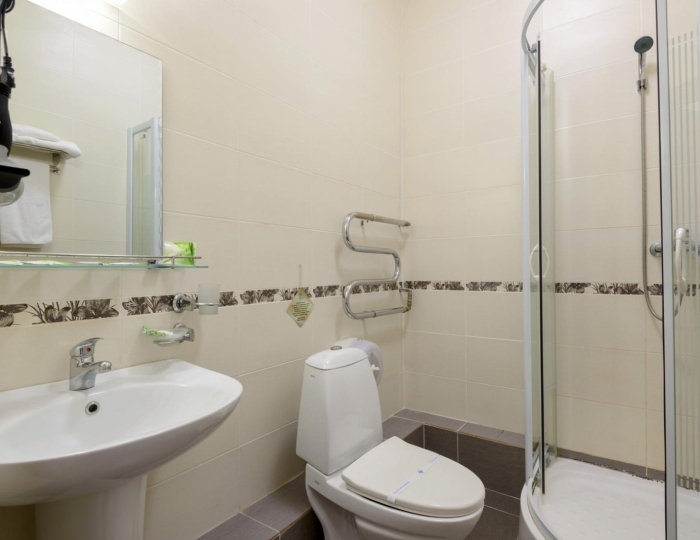 Номер стандарт с 1 двуспальной кроватью (с пансионом) - Санаторий Crona Medical & SPA / Крона Спа-отель Бердск