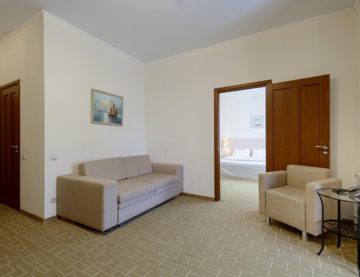 Номер полулюкс с 1 двуспальной кроватью (с пансионом) - Санаторий Crona Medical & SPA / Крона Спа-отель Бердск